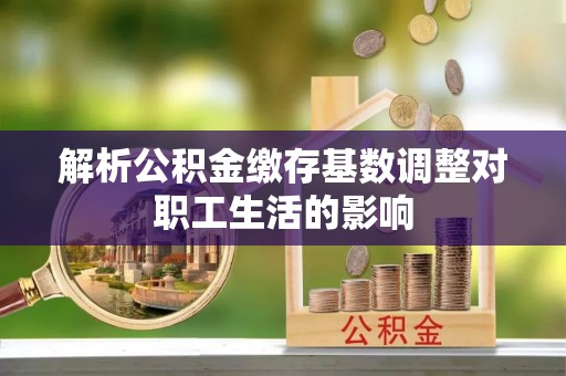 新罗解析公积金缴存基数调整对职工生活的影响