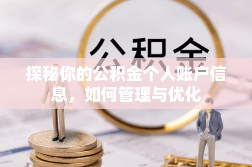 新罗探秘你的公积金个人账户信息，如何管理与优化