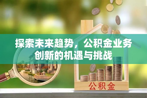 新罗探索未来趋势，公积金业务创新的机遇与挑战