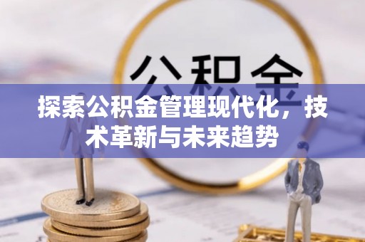 新罗探索公积金管理现代化，技术革新与未来趋势