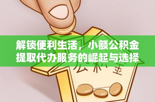 新罗解锁便利生活，小额公积金提取代办服务的崛起与选择