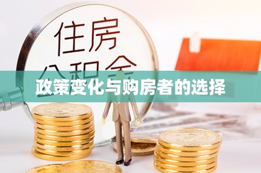 新罗政策变化与购房者的选择