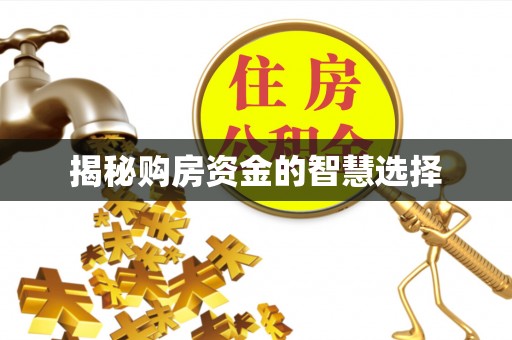 新罗揭秘购房资金的智慧选择