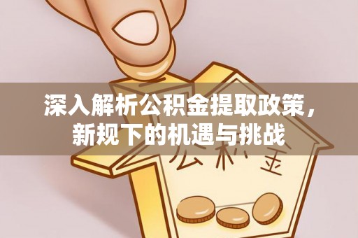 新罗深入解析公积金提取政策，新规下的机遇与挑战