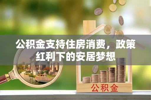 新罗公积金支持住房消费，政策红利下的安居梦想