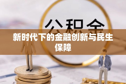 新罗新时代下的金融创新与民生保障